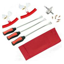 Conjunto de colheres de ferramentas com alavanca de pneu de motocicleta e protetor de pneu x5 Conjunto de colheres de ferramentas com alavanca de pneu de motocicleta e protetor de pneu x5