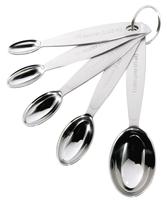 Conjunto de colheres de medição Cuisipro Silver Standard em aço inoxidável