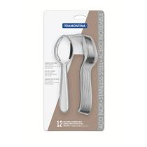 Conjunto de colheres de mesa aço inox 12 pç. Conjunto de colheres de mesa aço inox 12 pç.
