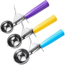 Conjunto de colheres de porções HOMURE H Ice Cream Scoop para massa de biscoito