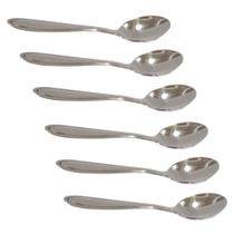 Conjunto de Colheres de Sobremesa Master com 6 Peças em Aço Inox - D0507 - DOLCE HOME Conjunto de Colheres de Sobremesa Master com 6 Peças em Aço Inox - D0507 - DOLCE HOME