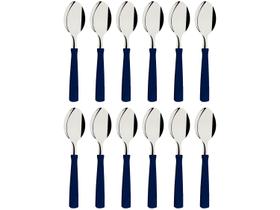 Conjunto de Colheres para Chá Tramontina New Kolor com Lâminas em Aço Inox e Cabos de Polipropileno Conjunto de Colheres para Chá Tramontina New Kolor com Lâminas em Aço Inox e Cabos de Polipropileno