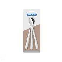 Conjunto de colheres para refresco Tramontina Maresias aço inox 3 pç. Conjunto de colheres para refresco Tramontina Maresias aço inox 3 pç.