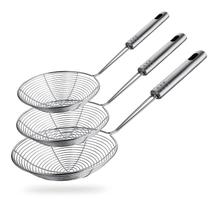 Conjunto de colheres Spider Strainer Skimmer em aço inoxidável HSPiow