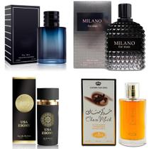 Conjunto de Colônia AFLUXE 4 Peças 100 ml Amadeirado, Especiado e Cítrico Conjunto de Colônia AFLUXE 4 Peças 100 ml Amadeirado, Especiado e Cítrico