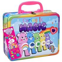 Conjunto de colorir Care Bears Rainbow com caixa de lata para crianças CB20233