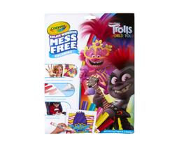 Conjunto de colorir Crayola Trolls 2 Color Wonder com 18 páginas