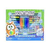 Conjunto de colorir Scentimals Sweet Scented Activity Kids com livro