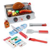 Conjunto de comida Barbecue Play Melissa & Doug Rotisserie 24 unidades