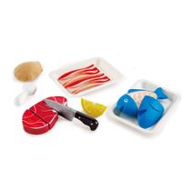 Conjunto de Comida de Madeira Hape Tasty Proteins - Brinquedo Educativo para Crianças