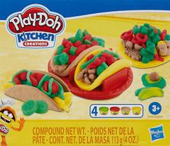 Conjunto de comida Play Play-Doh Kitchen Creations Taco Time Kids 3+ Conjunto de comida Play Play-Doh Kitchen Creations Taco Time Kids 3+