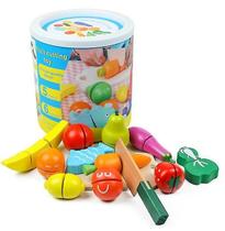 Conjunto de comida Pretend Play para crianças pequenas, brinquedos para jantar