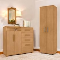 Conjunto de Cômoda e Multiuso Naturalle para Quarto