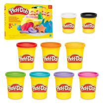 Conjunto de compostos de modelagem Play-Doh, pacote com 9 cores favoritas Conjunto de compostos de modelagem Play-Doh, pacote com 9 cores favoritas