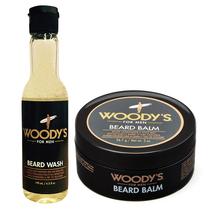 Conjunto de condicionador Woody's Beard Wash 190 ml e bálsamo 57 g Conjunto de condicionador Woody's Beard Wash 190 ml e bálsamo 57 g