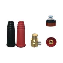 Conjunto De Conectores De Painel Para Máquina De Solda TIG De Encaixe Rápido 4 Peças DKJ35-50