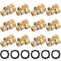 Conjunto de conectores de reparo de mangueira de jardim Sanpaint 3/4 ou 5/8 Conjunto de conectores de reparo de mangueira de jardim Sanpaint 3/4 ou 5/8