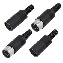 Conjunto de Conectores de Solda DIN Macho e Fêmea de 7 Pinos SHUKEFER