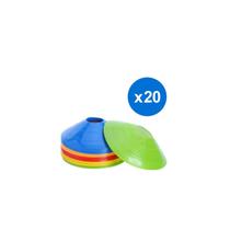 Conjunto de cones de lentilha para treinamento físico, 20 unidades exercício funcional