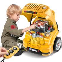 Conjunto de conserto de brinquedos SpringFlower Large Truck Engine 3-8 anos