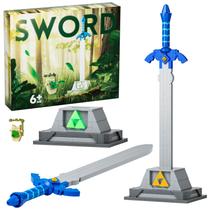 Conjunto de construção AOBiksey Master Sword com Luminous Tri-Force 6+ Conjunto de construção AOBiksey Master Sword com Luminous Tri-Force 6+