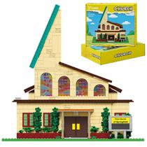 Conjunto de Construção BBTiloBrix Igreja de Springfield 2465 Peças Conjunto de Construção BBTiloBrix Igreja de Springfield 2465 Peças