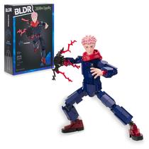 Conjunto de construção BLDR Jujutsu Kaisen Yuji Itadori, boneco de 24 cm
