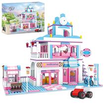Conjunto de construção BRICK STORY Dream Girls Friends Shopping Mall 808 unidades Conjunto de construção BRICK STORY Dream Girls Friends Shopping Mall 808 unidades