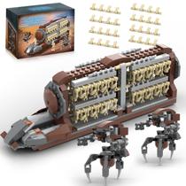 Conjunto de construção BrickTribe Battle Army Clone Platoon com 537 peças