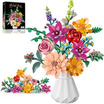 Conjunto de Construção Buquê de Flores Anvure 887 Peças Conjunto de Construção Buquê de Flores Anvure 887 Peças