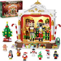 Conjunto de construção CUBIMANA 2025 Nutcracker Theater 1690PCS LED
