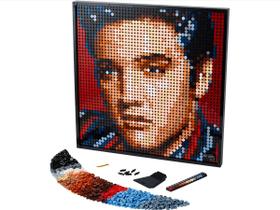 Conjunto de Construção de Arte de Elvis Presley - Decoração de Parede "The King"