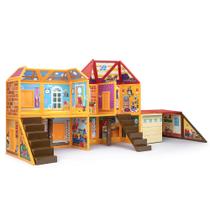 Conjunto de construção de azulejos magnéticos Playmags Dollhouse Kids 3+ Years