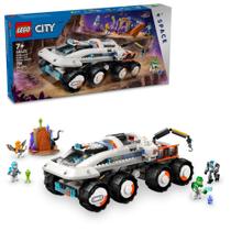 Conjunto de construção de brinquedos LEGO City Command Rover and Crane Loader