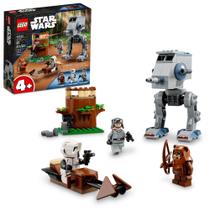 Conjunto de construção de brinquedos LEGO Star Wars AT-St 75332 com minifiguras