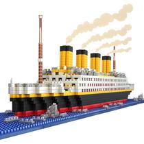 Conjunto de construção de modelos Emeetlinn Titanic Micro Mini Blocks 1860 unidades