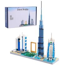 Conjunto de construção de modelos YaJie Architecture Dubai Skyline 2545 unidades Conjunto de construção de modelos YaJie Architecture Dubai Skyline 2545 unidades
