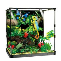 Conjunto de construção ENJBRICK Flowers Botanical Butterfly Garden 1284 unidades