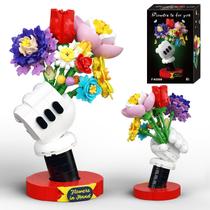Conjunto de construção Flower Bouquet Muirople com expositor 6+ Conjunto de construção Flower Bouquet Muirople com expositor 6+