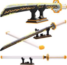 Conjunto de construção HIGH GODO Zenitsu Demon Sword 98 cm com bainha Conjunto de construção HIGH GODO Zenitsu Demon Sword 98 cm com bainha