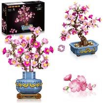Conjunto de construção HOGOKIDS Flowers Cherry-Blossom Bonsai 775 unidades