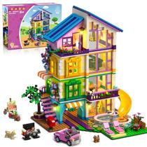 Conjunto de construção HOGOKIDS Girls Friends Villa com LED 1317 unidades 8-14 ou mais