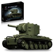Conjunto de construção Honchoes KV-2 Tank WW2 Military 1321 Pieces Conjunto de construção Honchoes KV-2 Tank WW2 Military 1321 Pieces