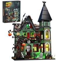Conjunto de construção iAtom Haunted House com luzes 1196 unidades para crianças maiores de 8 anos
