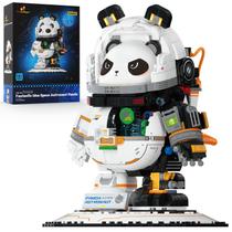 Conjunto de construção JMBricklayer Space Panda Astronaut 829 peças