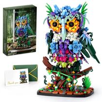 Conjunto de Construção Jojo & Peach Floral Owl - 1193 Peças (8+)