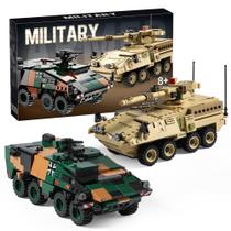 Conjunto de construção JOYCOLI Modern Army com 896 blocos de mais de 8 anos