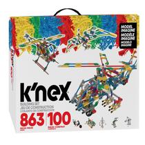 Conjunto de construção K'NEX Imagine 100, modelo com 863 peças, de 7 a 10 anos Conjunto de construção K'NEX Imagine 100, modelo com 863 peças, de 7 a 10 anos