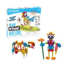 Conjunto de construção K'NEX Kid Farmin' Friends 65 peças para crianças pré-escolares Conjunto de construção K'NEX Kid Farmin' Friends 65 peças para crianças pré-escolares