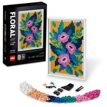 Conjunto de construção LEGO Art Floral Art 31207 com 2870 peças